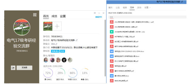 (公司组建2017级考研经验交流群)